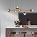 Modern Gold Chandelier Pendant Lighting LED Lights Glass Pendant Lamps